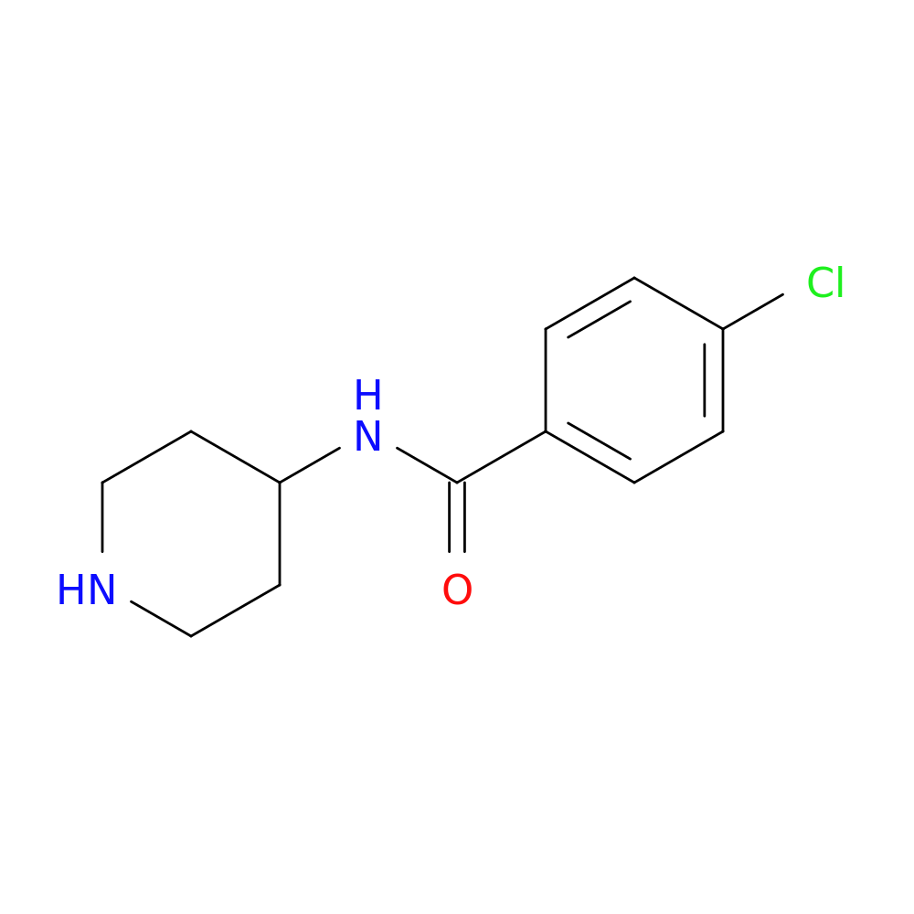 4-Chloro-N-(piperidin-4-yl)benzamide
