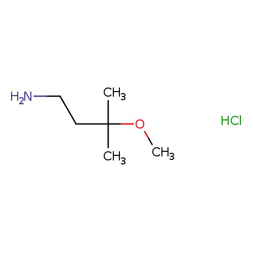 1-Butanamine, 3-methoxy-3-methyl-, hydrochloride (1:1)