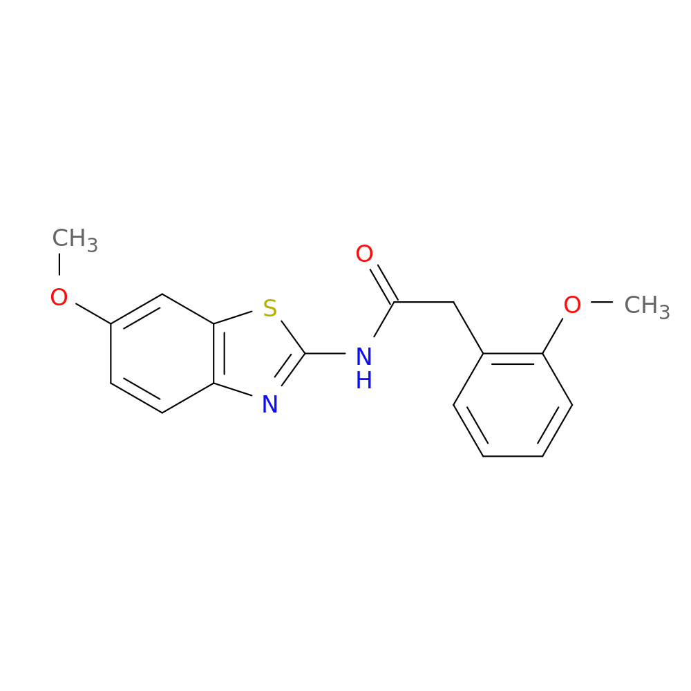 N-(6-Methoxybenzo[d]thiazol-2-yl)-2-(2-methoxyphenyl)acetamide