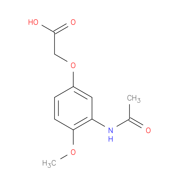[3-(Acetylamino)-4-methoxyphenoxy]acetic acid