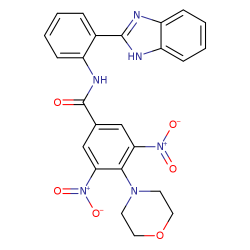 N-[2-(1H-1,3-benzodiazol-2-yl)phenyl]-4-(morpholin-4-yl)-3,5-dinitrobenzamide