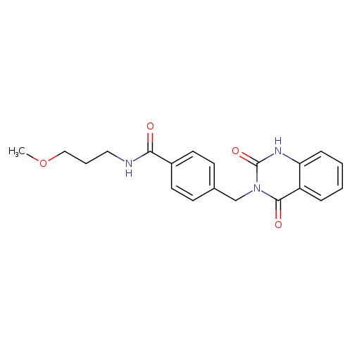 4-[(2,4-dioxo-1,2,3,4-tetrahydroquinazolin-3-yl)methyl]-N-(3-methoxypropyl)benzamide