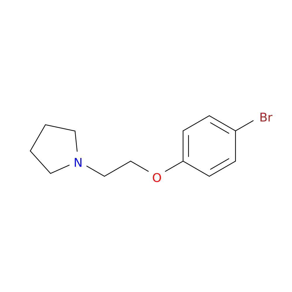 1-(2-(4-Bromophenoxy)ethyl)pyrrolidine