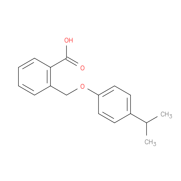 2-{[4-(propan-2-yl)phenoxy]methyl}benzoic acid