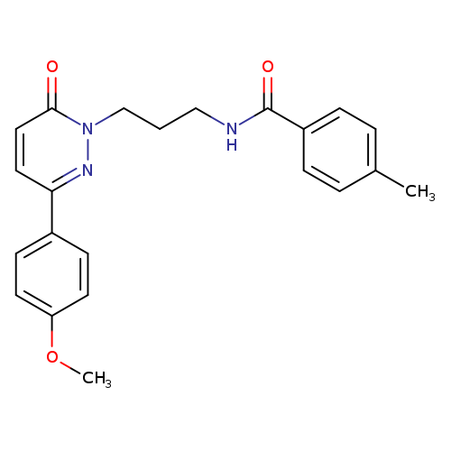 N-{3-[3-(4-methoxyphenyl)-6-oxo-1,6-dihydropyridazin-1-yl]propyl}-4-methylbenzamide