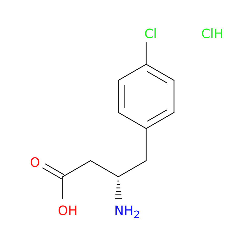 (S)-3-Amino-4-(4-chlorophenyl)butanoic acid, HCl