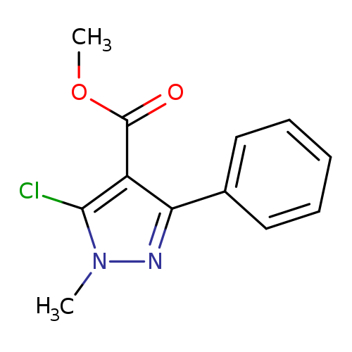 methyl 5-chloro-1-methyl-3-phenyl-1H-pyrazole-4-carboxylate