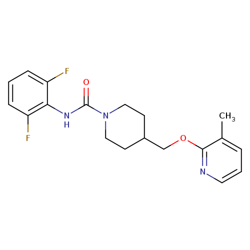 N-(2,6-difluorophenyl)-4-{[(3-methylpyridin-2-yl)oxy]methyl}piperidine-1-carboxamide