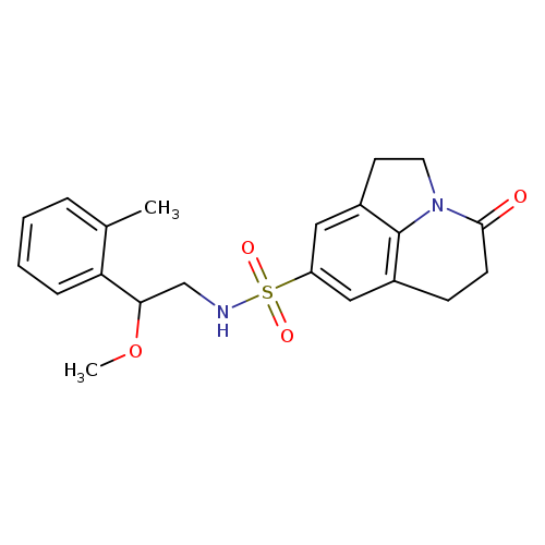 N-[2-methoxy-2-(2-methylphenyl)ethyl]-11-oxo-1-azatricyclo[6.3.1.0^{4,12}]dodeca-4(12),5,7-triene-6-sulfonamide