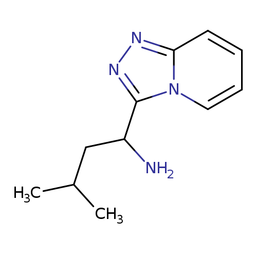 1-([1,2,4]triazolo[4,3-a]pyridin-3-yl)-3-methylbutan-1-amine