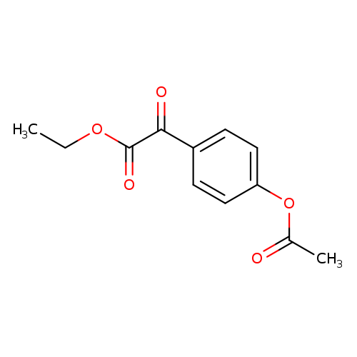 Ethyl 4-acetoxybenzoylformate
