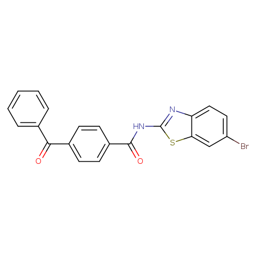 4-benzoyl-N-(6-bromo-1,3-benzothiazol-2-yl)benzamide