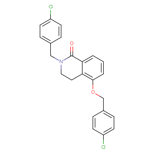 5-[(4-chlorophenyl)methoxy]-2-[(4-chlorophenyl)methyl]-1,2,3,4-tetrahydroisoquinolin-1-one