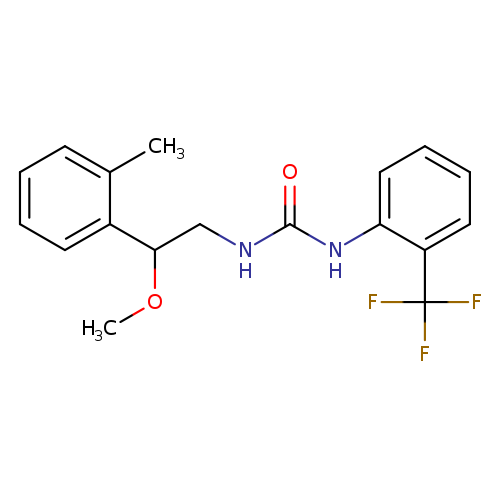 1-[2-methoxy-2-(2-methylphenyl)ethyl]-3-[2-(trifluoromethyl)phenyl]urea