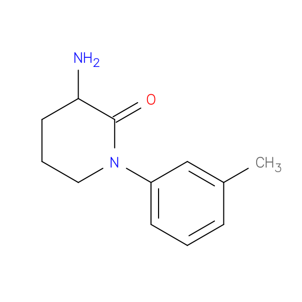 3-amino-1-(3-methylphenyl)piperidin-2-one