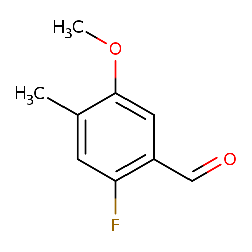 2-fluoro-5-methoxy-4-methylbenzaldehyde