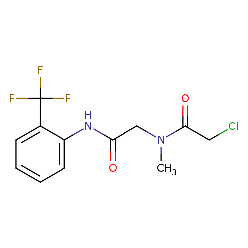 2-CHLORO-N-METHYL-N-(2-OXO-2-[[2-(TRIFLUOROMETHYL)PHENYL]AMINO]ETHYL)ACETAMIDE