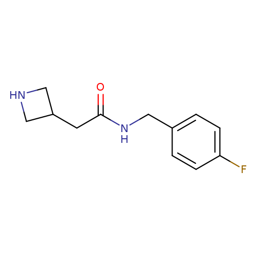 2-(azetidin-3-yl)-N-[(4-fluorophenyl)methyl]acetamide