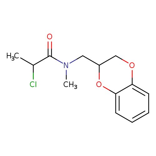 2-chloro-N-(2,3-dihydro-1,4-benzodioxin-2-ylmethyl)-N-methylpropanamide
