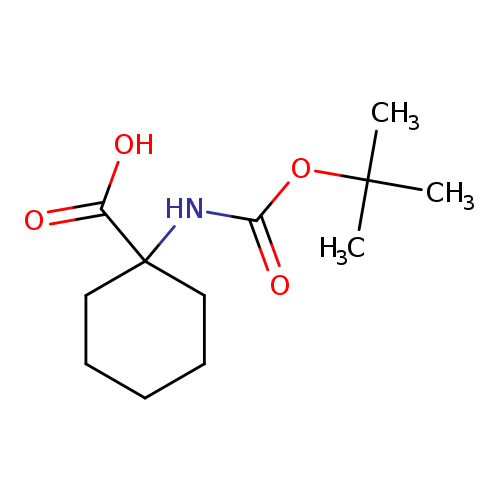 Cyclohexanecarboxylic acid, 1-[[(1,1-dimethylethoxy)carbonyl]amino]-