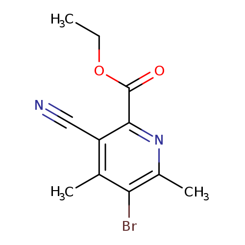 Ethyl 5-bromo-3-cyano-4,6-dimethyl-2-pyridinecarboxylate