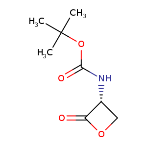 Carbamic acid, N-[(3R)-2-oxo-3-oxetanyl]-, 1,1-dimethylethyl ester