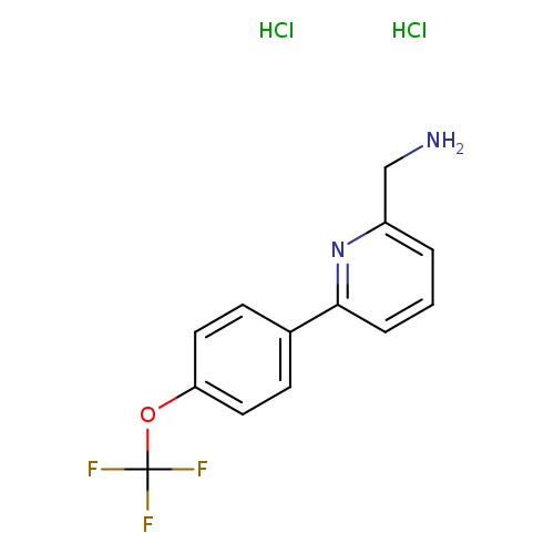 1-{6-[4-(trifluoromethoxy)phenyl]pyridin-2-yl}methanamine dihydrochloride