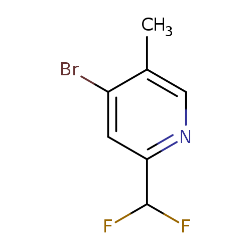4-Bromo-2-(difluoromethyl)-5-methylpyridine
