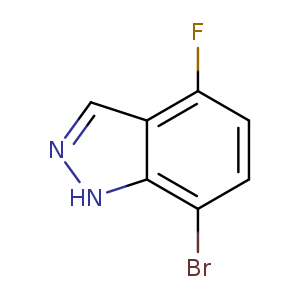 1H-Indazole, 7-broMo-4-fluoro-