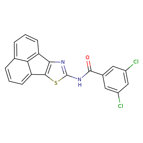3,5-dichloro-N-{11-thia-13-azatetracyclo[7.5.1.0^{5,15}.0^{10,14}]pentadeca-1,3,5(15),6,8,10(14),12-heptaen-12-yl}benzamide