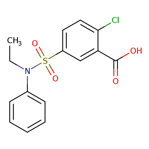 2-chloro-5-[ethyl(phenyl)sulfamoyl]benzoic acid