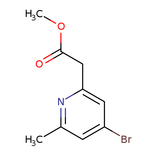 Methyl 2-(4-bromo-6-methylpyridin-2-yl)acetate