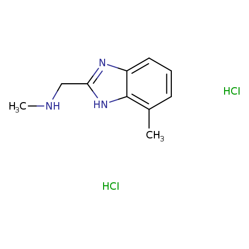 N-methyl-1-(7-methyl-1H-benzimidazol-2-yl)methanamine dihydrochloride