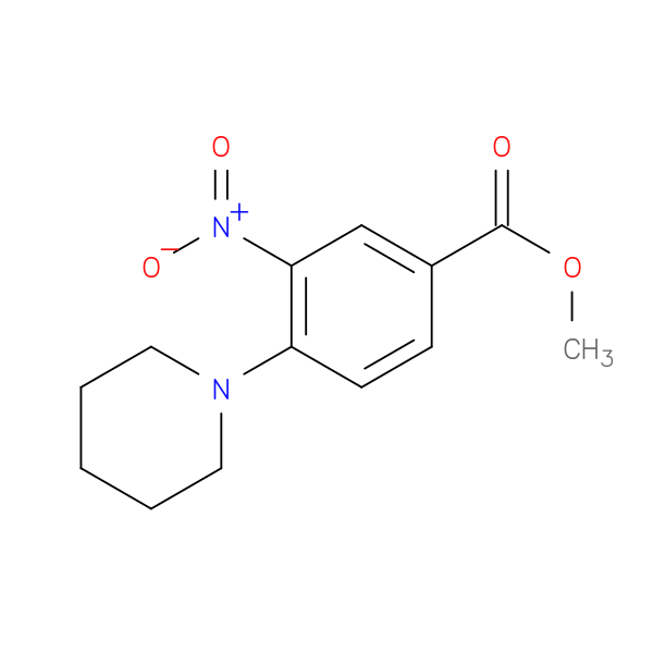 Methyl 3-nitro-4-piperidin-1-ylbenzoate