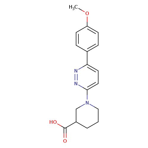 1-[6-(4-methoxyphenyl)pyridazin-3-yl]piperidine-3-carboxylic acid