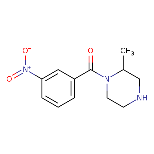 2-methyl-1-(3-nitrobenzoyl)piperazine
