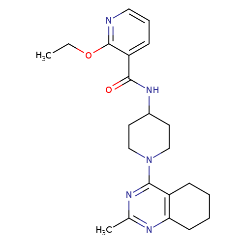 2-ethoxy-N-[1-(2-methyl-5,6,7,8-tetrahydroquinazolin-4-yl)piperidin-4-yl]pyridine-3-carboxamide