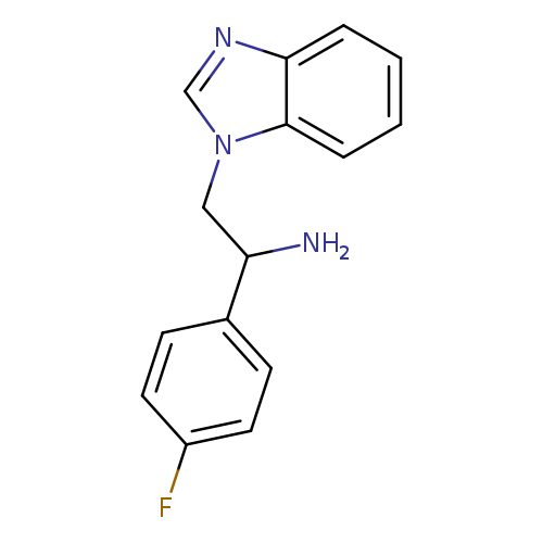 2-(1H-1,3-benzodiazol-1-yl)-1-(4-fluorophenyl)ethan-1-amine