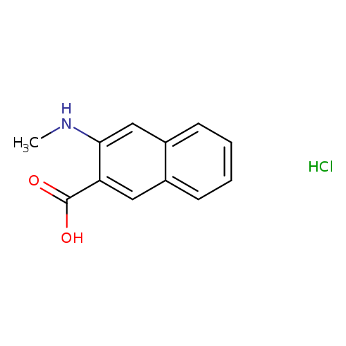 3-(methylamino)naphthalene-2-carboxylic acid hydrochloride
