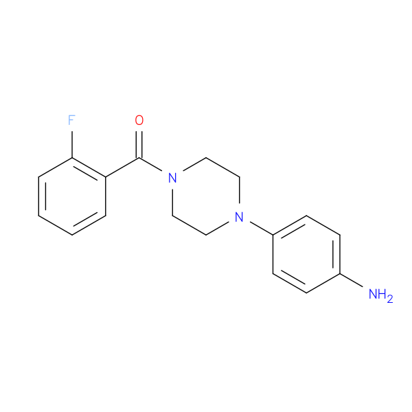 [4-(4-Amino-phenyl)-piperazin-1-yl]-(2-fluoro-phenyl)-methanone