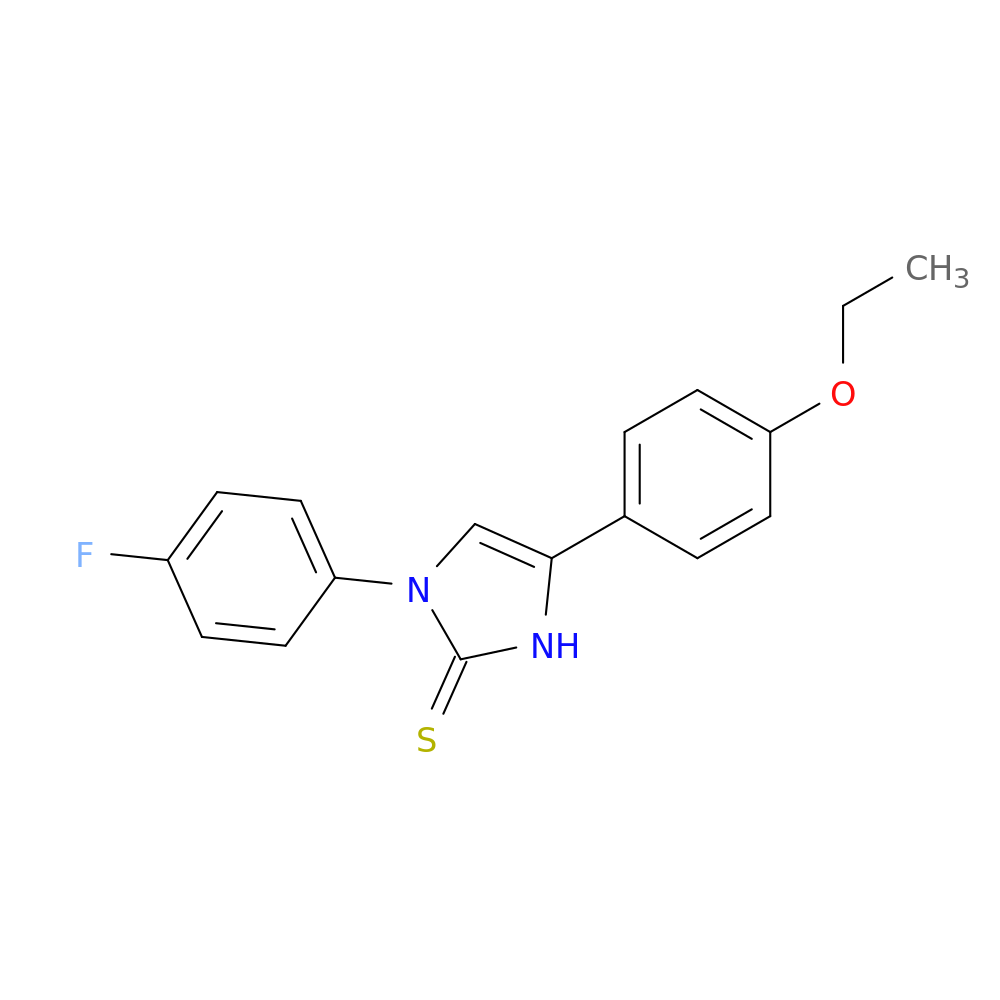4-(4-ethoxyphenyl)-1-(4-fluorophenyl)-2,3-dihydro-1H-imidazole-2-thione