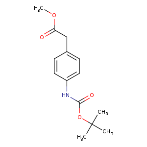 Benzeneacetic acid, 4-[[(1,1-dimethylethoxy)carbonyl]amino]-, methylester