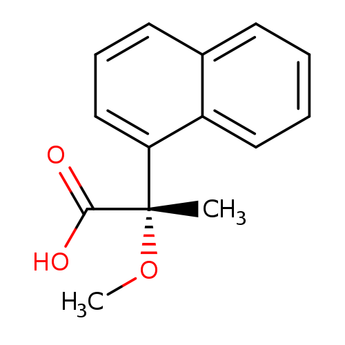 1-Naphthaleneacetic acid, α-methoxy-α-methyl-, (αS)-
