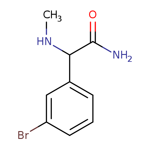 2-(3-Bromophenyl)-2-(methylamino)acetamide