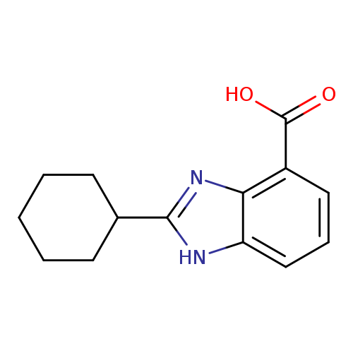 2-cyclohexyl-1H-1,3-benzodiazole-4-carboxylic acid