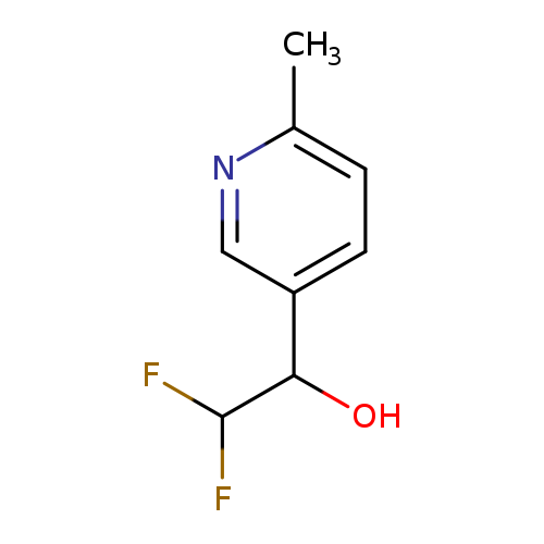 2,2-difluoro-1-(6-methylpyridin-3-yl)ethan-1-ol
