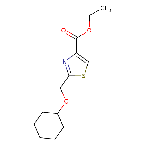 ethyl2-[(cyclohexyloxy)methyl]-1,3-thiazole-4-carboxylate