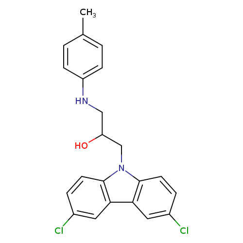 1-(3,6-Dichloro-carbazol-9-yl)-3-p-tolylamino-propan-2-ol