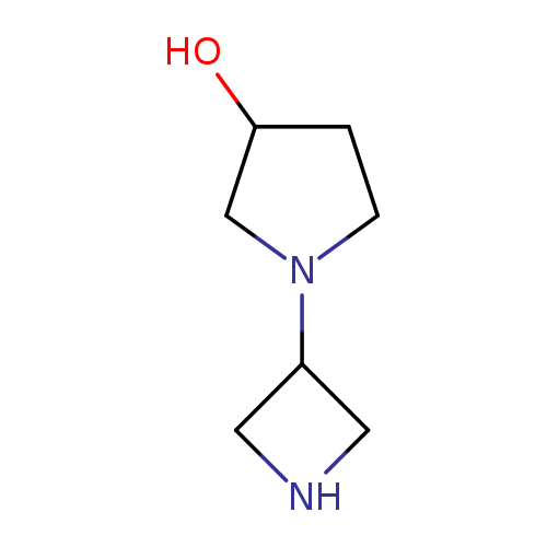 1-(Azetidin-3-yl)pyrrolidin-3-ol hcl