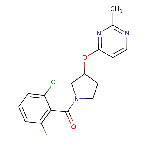 4-{[1-(2-chloro-6-fluorobenzoyl)pyrrolidin-3-yl]oxy}-2-methylpyrimidine